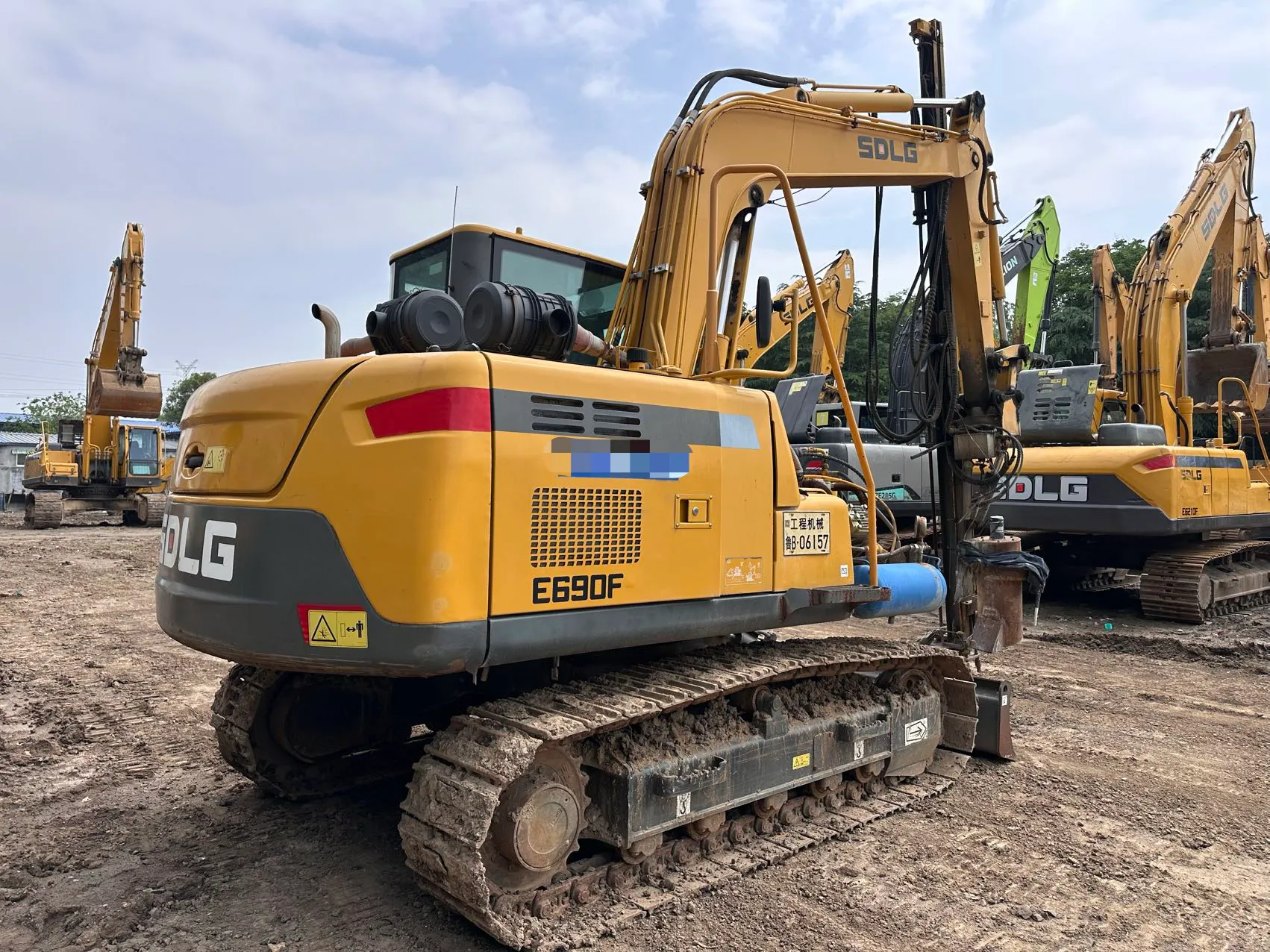 2019 used SDLG 90 Drill Conversion excavator - view 4