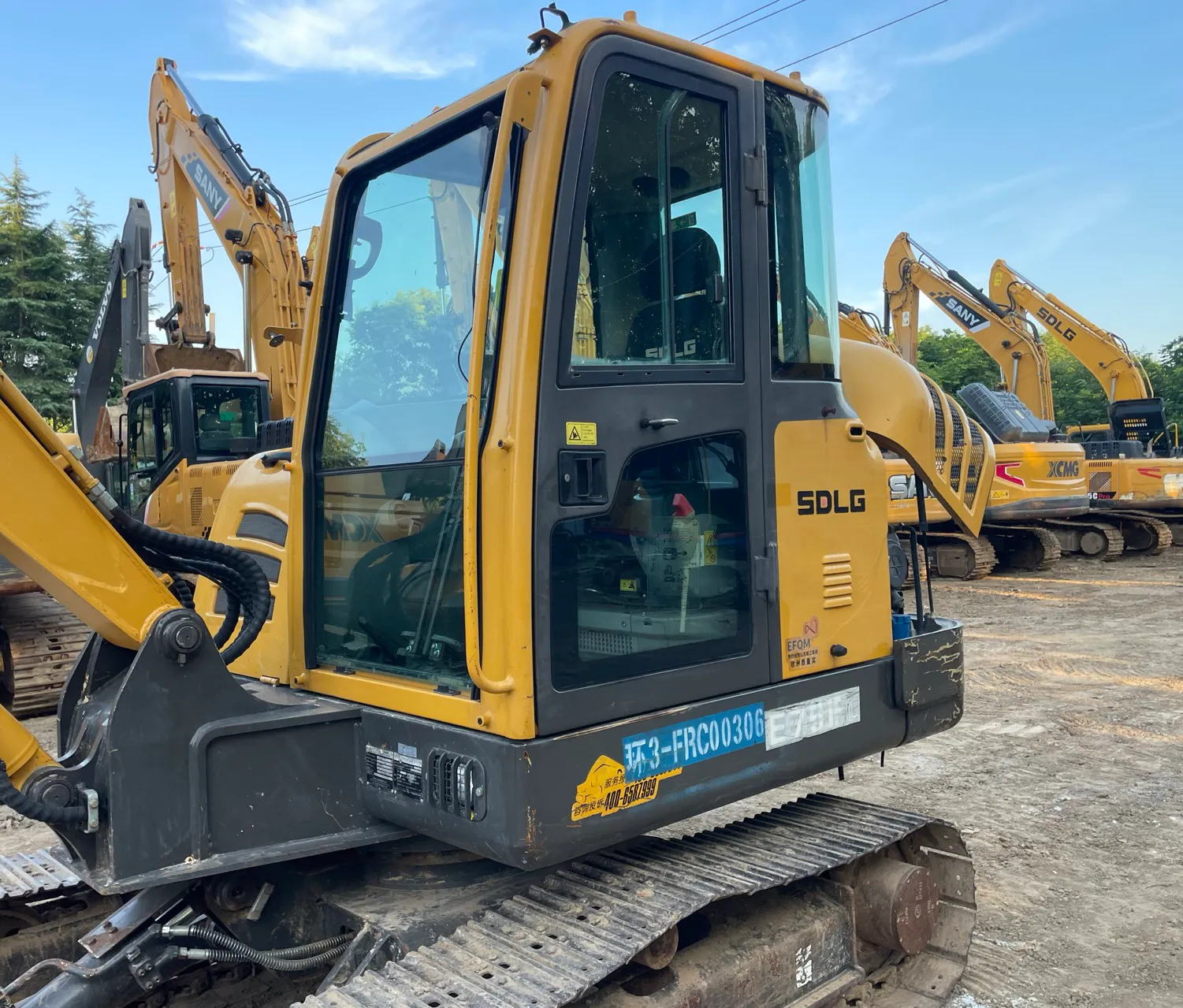 2020 used SDLG 60FL excavator - view 3