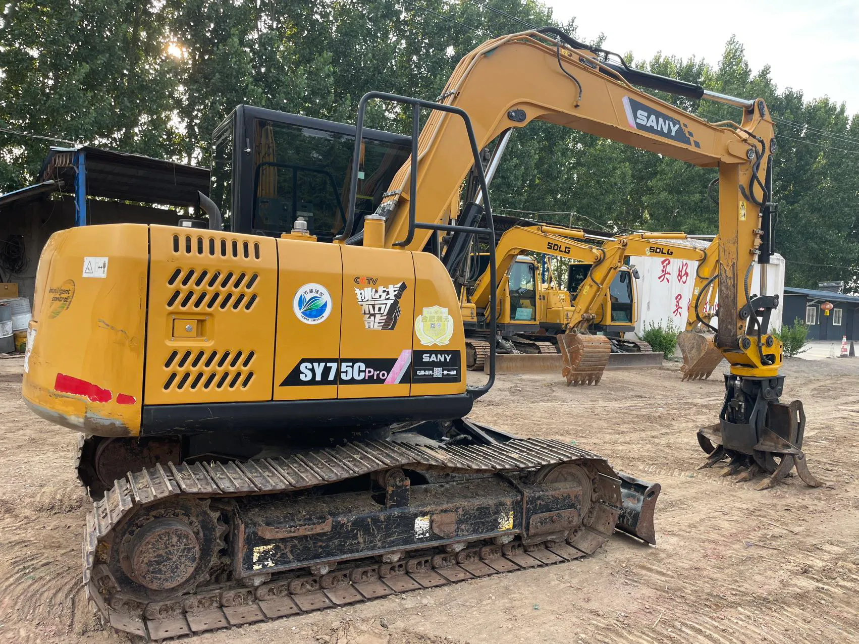 2021 used SANY 75 excavator - view 3