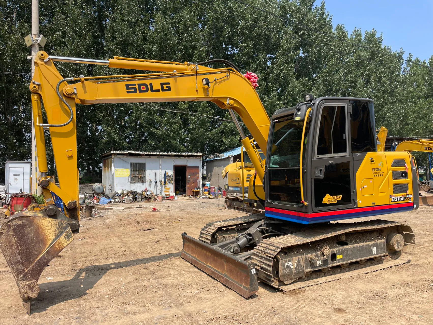 2024 used SDLG 75 excavator - view 3