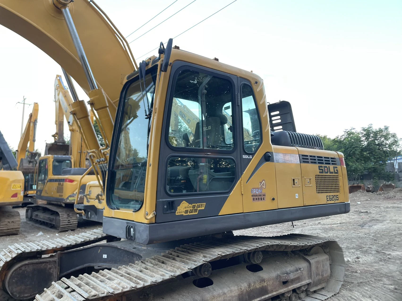 2021 used SDLG E6205 excavator - view 3