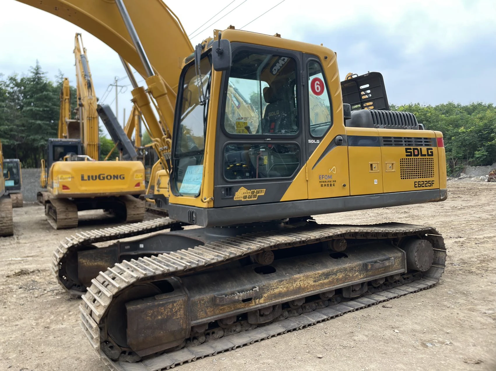 2021 used SDLG E6225F excavator - view 3